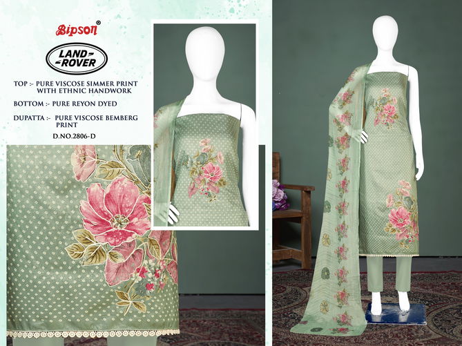 Land Rover 2806 By Bipson Viscose Printed Dress Material Wholesale Shop In Surat